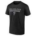 thumbnail image 2 of MLB Philadelphia Phillies Men's Black Tonal Cotton Short Sleeve T Shirt, 2 of 3