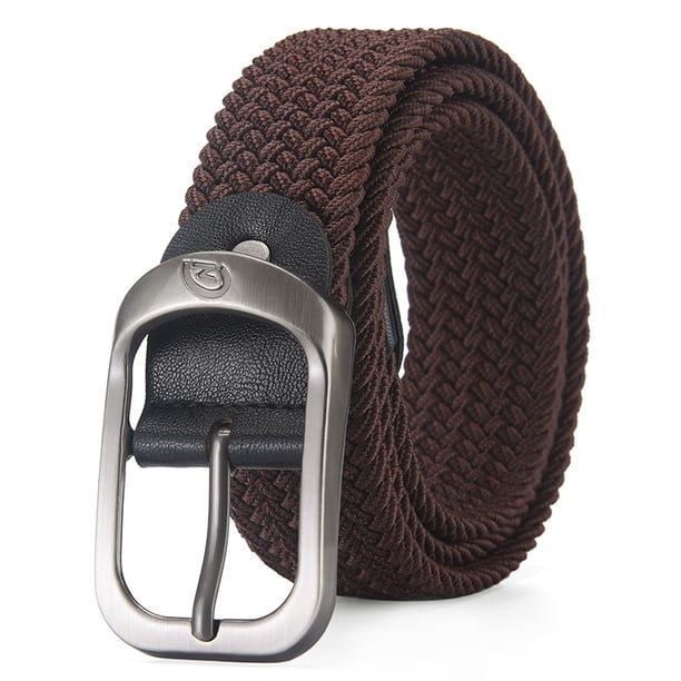 Cinturón de hombre, cinturón elástico sin agujeros, cinturón elástico con hebilla de pasador para estudiantes, cinturón de pantalones de moda para hombres y mujeres jóvenes