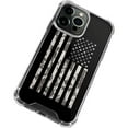 thumbnail image 3 of Skinit Military Black and White Camo American Flag iPhone 13 Pro Clear Case, 3 of 4