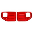 thumbnail image 1 of Recubrimiento del Tazón del Mango de la Puerta Interior para Jeep Wrangler JK 2DR 2011-2017 Marco de Decoración del Mango de la Puerta Interior Rojo ABS 2 Pcs, 1 of 6