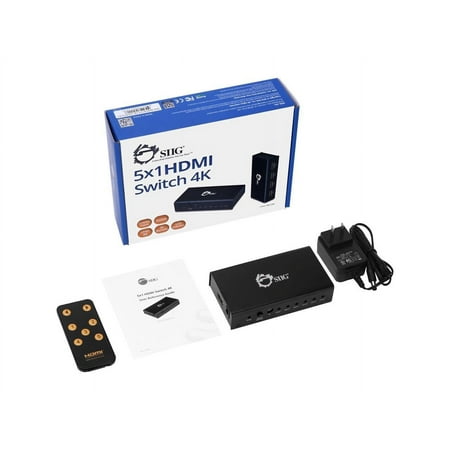 UPC: 0662774041117 | CE-H23012-S1 5X1 HDMI SWITCH 4K