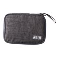 thumbnail image 5 of DINHEAROM 1Pcs Grey Cloth Portable Cable Organiser Bags for General Users, 5 of 8