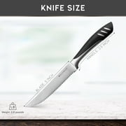 Bellemain 4-Piece Steak Knives Set, Lightweight Kitchen Knives Set for Precise Cutting