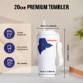 thumbnail image 2 of Image Of Maine Seal On Outline Of State, 20oz Tumbler, 2 of 7