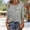 *Gray, variant on ClodeEU Womens Sequin T Shirts,Crew Neck 3/4 Length Sleeve Blouse ,Fall Fashion Clothes Navy,Womens Plus L
