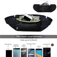 thumbnail image 2 of Greeniant Bolsa para teléfonos inteligentes de 6,6 pulgadas, bolsa negra para senderismo y correr, bolsa impermeable de gran capacidad para la Deportes acuáticos, 2 of 6