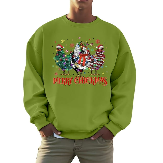 Chandail à Capuche Mode pour Hommes Logo de Vacances de Noël Automne Imprimé Chandail Décontracté Confortable