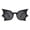 Black frame gray fil, variant on Aellinatey Creative Halloween Party Accessory Bat Shaped Sunglasses For Everyone