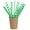 Green Stripes, variant on PacknWood Paper Straws 7.75 Inch 50, Blue Stripe