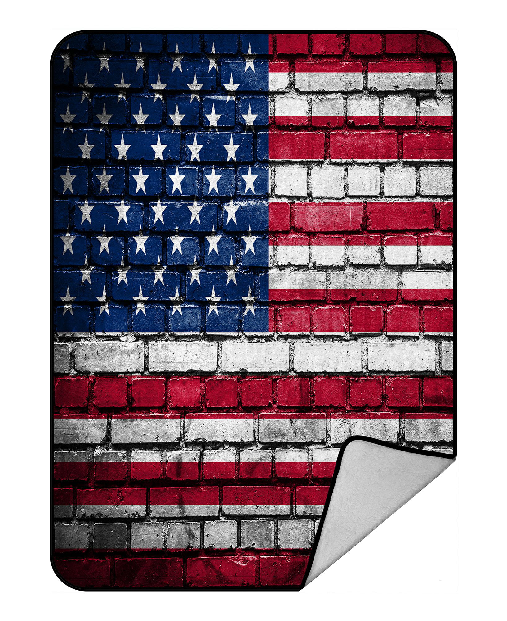 PHFZK American Flag Blanket