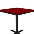 thumbnail image 4 of Correll Bxt30S-35 Cafe and Breakroom Tables - Square - Red, 4 of 5