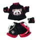 thumbnail image 1 of Ropa para muñeca bebé 1:12 Hugo Vestido Negro, 1 of 8