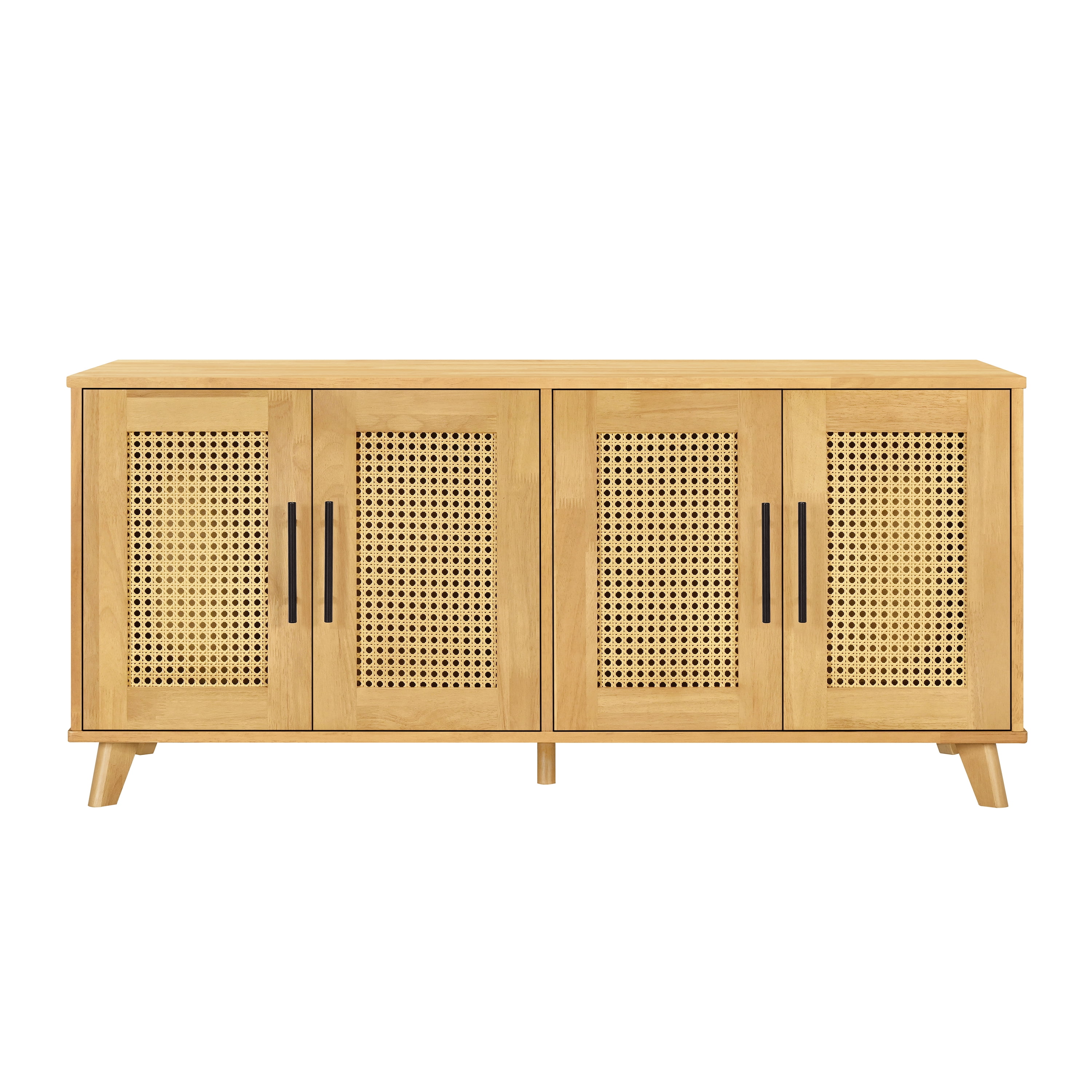 Indoor Rubber Wood Cat Cabinet with Plush Cushion, Hidden Pet Furniture for Modern Living Spaces