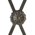thumbnail image 5 of SAFAVIEH Mizell Outdoor Patio Moon Gateway, Antique Black, 5 of 10