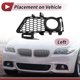 thumbnail image 3 of Cubiertas de inserción de rejilla de luz antiniebla frontal inferior para BMW 3 Series F30 F31 F35 2012-2018 ABS No.51118054155, 3 of 7