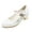 White, variant on REDARER Girls Spring PU Dance Party Dress Shoes for Kids,Size 9-9.5 Years