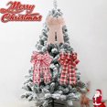 thumbnail image 3 of Christmas Bow Rustic Burlap Crafts Wreath Bow For Holiday Decor, 3 of 5