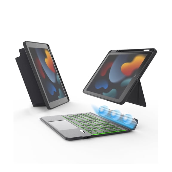 EIP Bluetooth Keyboard Case for iPad 10.2 inch (7th/8th/9th Gen) & iPad Air 10.5 inch (3rd Gen)