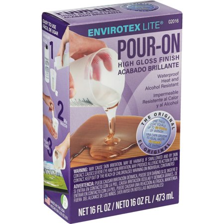1PK Envirotex Lite Pour-On 16 Oz. High-Gloss Finish