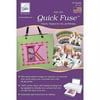 June Tailor 4" x 6" Quick Fuse 100% Cotton Iron-On Mini Inkjet Fabric Sheets, White, 10Ct
