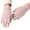 Pink, variant on rygai 1 Pair Half Finger Gloves Super Soft Windproof Wear Resistant Keep Warm Washable Women Fluffy Gloves Stretchy Hand Warmer for Lady,Khaki One Size
