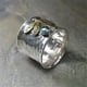 thumbnail image 3 of Anillos para mujer, regalos únicos para mujer, anillo de moda con diseño de insecto de aguamarina para aniversario de mujer, regalo de Navidad., 3 of 5