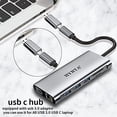 thumbnail image 3 of Estación de acoplamiento USB C HYRTA 12 en 1 con doble monitor HDMI VGA, 3 of 8
