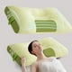 thumbnail image 1 of Wmhnj Almohada cervical lavable de fibra de carbn con funda de punto transpirable para uso domstico, 1 unidad, tamaño estndar, 1 of 9