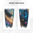 thumbnail image 3 of Bingfone Colorful Planet Universe for 20 Oz Stainless Steel Travel Mug Double Wall Water Coffee Cup for Home,Office, Outdoor Works Great for Ice Drinks and Hot Beverage-Without Straw, 3 of 8