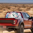 thumbnail image 3 of SEANATIVE Rear Window Decal for Trucks,Decorative UV Resistant Car Back Window Graphic Perforated Vinyl Film Scratch-resistant Universal Pickup Sticker, Hummingbird Dragonfly Butterfly Floral, 3 of 7