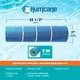 thumbnail image 3 of Hurricane 12 Pack HF7487-04M Elite Aseptic Pool Filter Cartridge Replacement, 3 of 9
