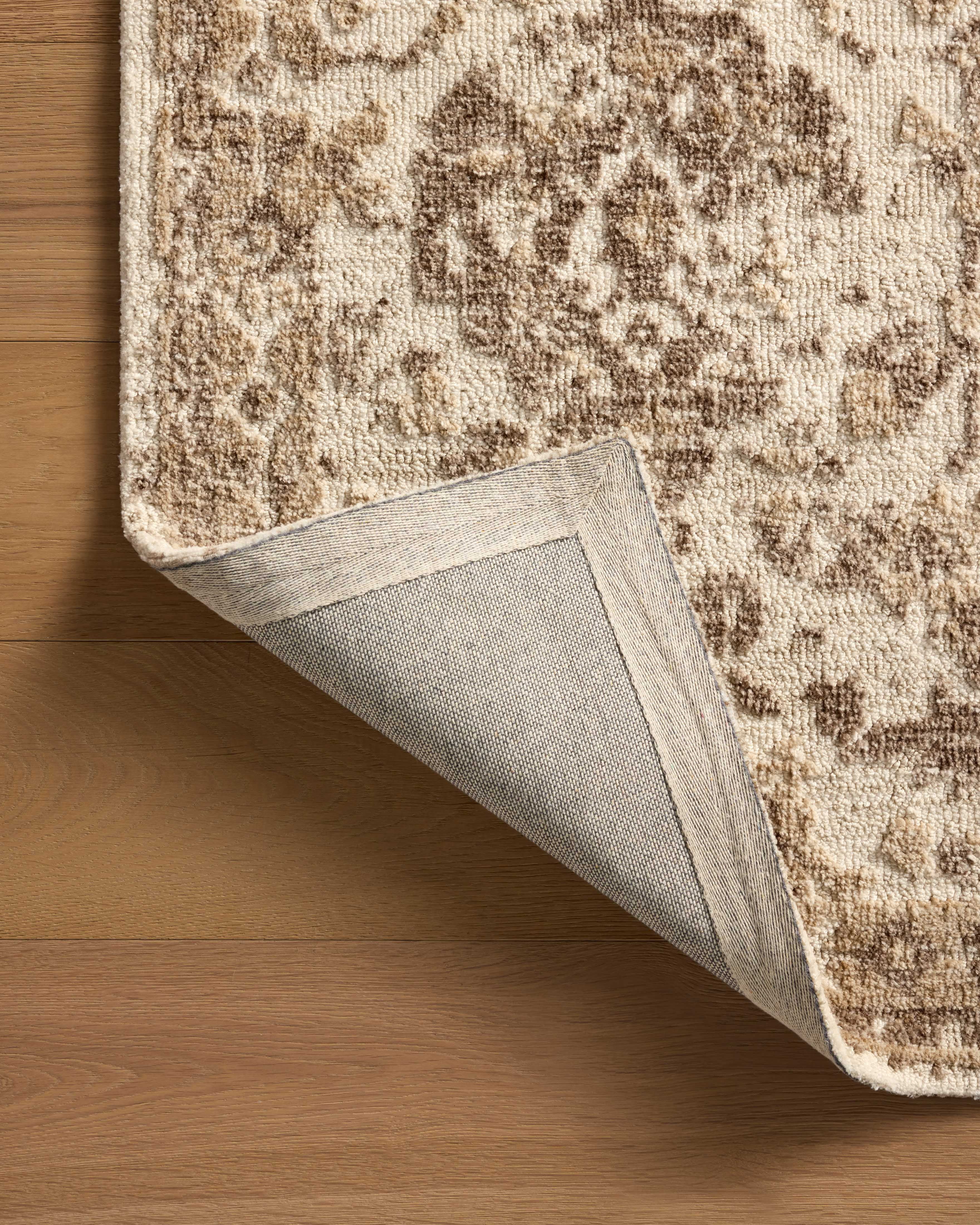 Loloi Percival Ivory / Natural 3'-6" x 5'-6" Area Rug