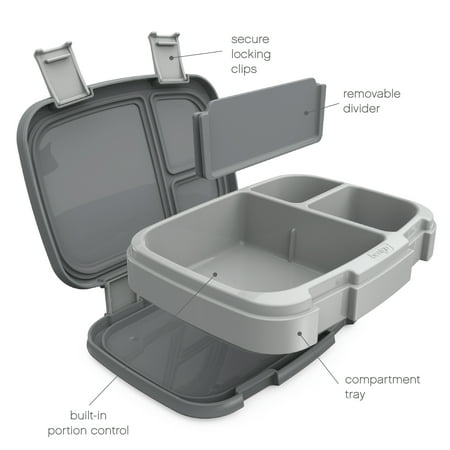 Bentgo - Fresh Version 2 Lunch Box - Gray