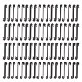 thumbnail image 1 of 300pcs Vines Fixing Buckle Plants Grafting Clips Vegetable Stems Fixing Hooks (Black), 1 of 6