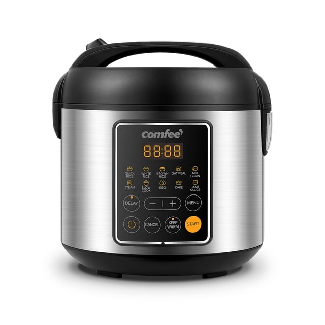 COMFEE' Rice Cooker, 4 Cups Uncooked, 8 Cups Cook