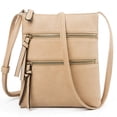 thumbnail image 1 of Bolsos cruzados para mujer de tamaño mediano de cuero bolso cruzado de viaje monederos para mujer, 1 of 5