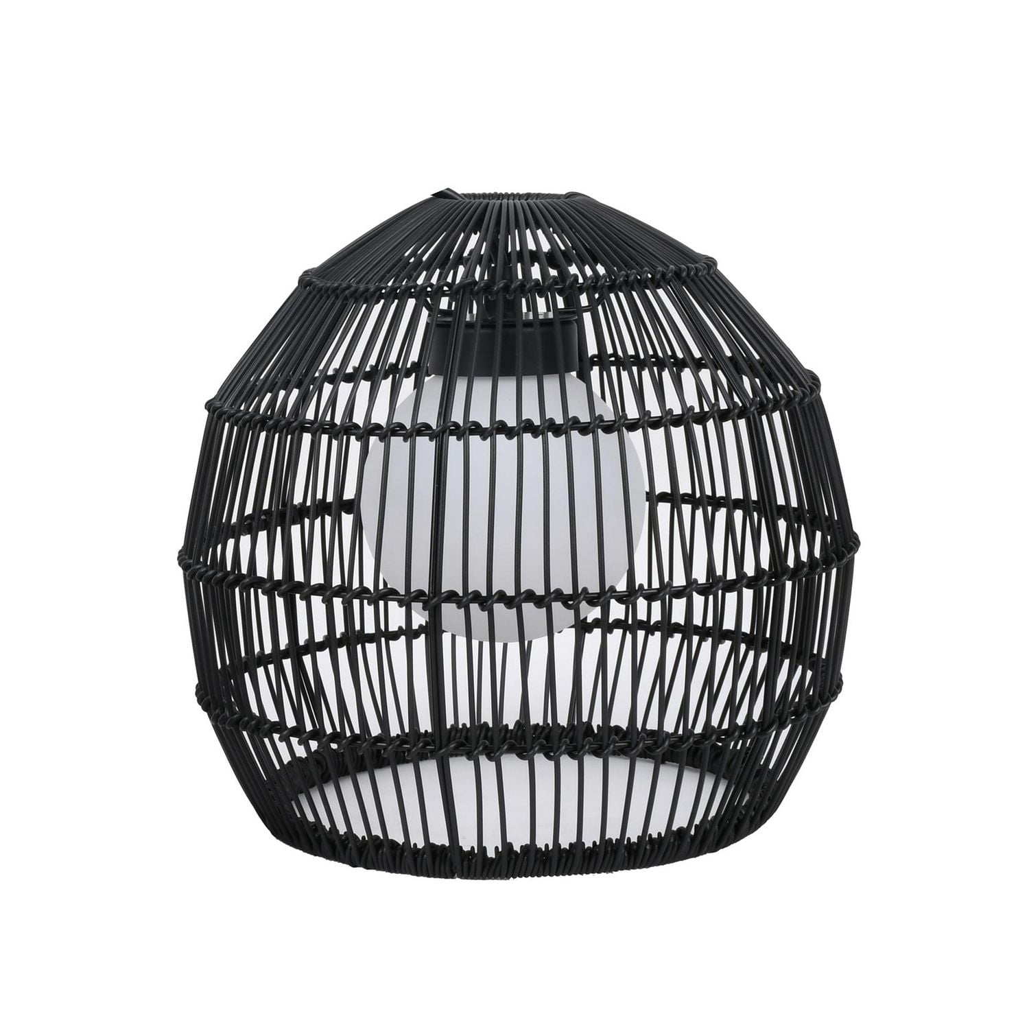 Better Homes and Gardens 11'' Black Woven Pendant