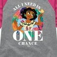 thumbnail image 3 of Encanto - All I Need Is One Chance - Toddler & Youth Girls Raglan Graphic T-Shirt, 3 of 4