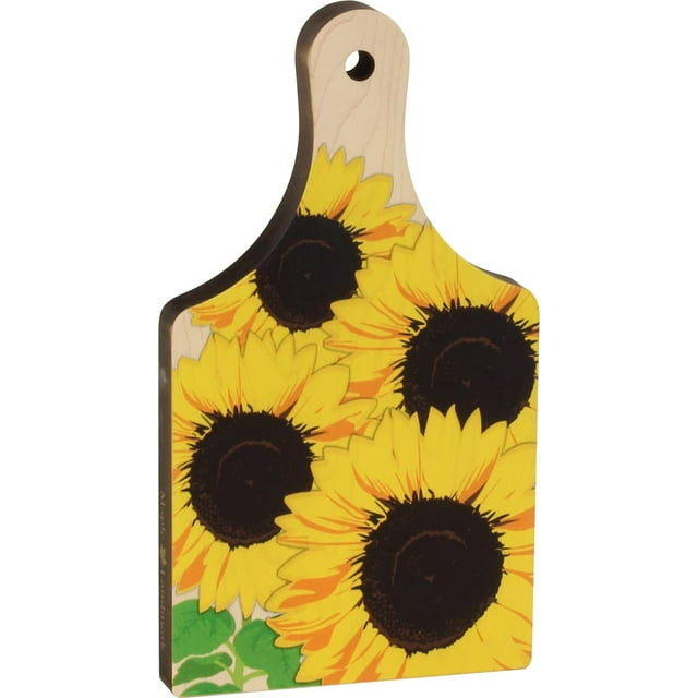 Tabla de cortar de 9.0 in con diseño de girasol, fabricada en EE. UU.