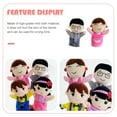 thumbnail image 5 of Linaichen Plush Hand Doll Family Hand Puppet Set for Storytelling & Teaching - 2 Plush Characters, 5 of 8