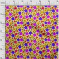 thumbnail image 2 of oneOone Polyester Lycra Ronchi Fabric Leaves & Flower Fabric For Sewing Printed Craft Fabric By The Yard 56 Inch Wide, 2 of 4