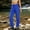 Blue, variant on Hiking Pants Women Casual Outdoor Cargo Pants Drawstring Waist Zipper Pockets Stretchy Active Athletic Work Jogger Trousers