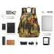 thumbnail image 4 of Fotbe Realistic Style Forest Dinosaur Mochila Ligera para Hombres y Mujeres - Duradera y Resistente al Agua, Ideal para Escuela, Trabajo, Viajes y Uso Diario, 4 of 7
