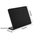 thumbnail image 2 of 10 Pcs L-Shaped Mini Chalkboard Signs Acrylic Chalkboard Buffet Tags Small Black Food Display Stands for Message Board Signs, Weddings, Tents, Birthday Parties, 2 of 8