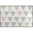 thumbnail image 2 of FREEAM Triangular Geometric Designs Area Rug Rugs Non-Slip Floor Mat Doormats Living Room Bedroom 31 x 20 Inch, 2 of 5
