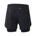 thumbnail image 4 of Lixada Men's 2-in-1 Running Shorts Quick Drying Breathable Training Exercise Jogging Cycling Shorts with Longer Liner, 4 of 7