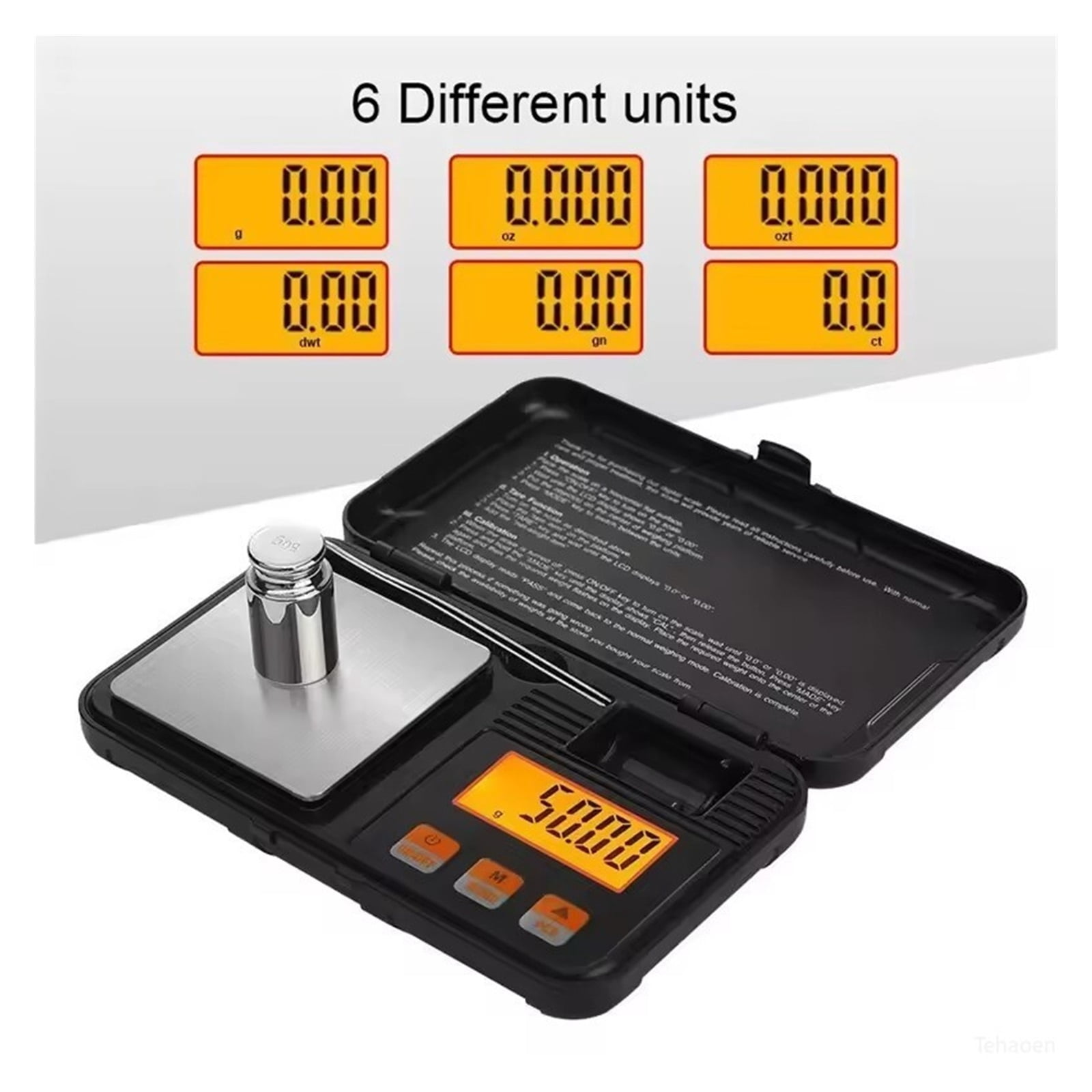 Precision Pocket Scale Digital Electronic Gold Jewelry Carat Diamond Balance Mini Scales ,High-Precision Weighing Technology