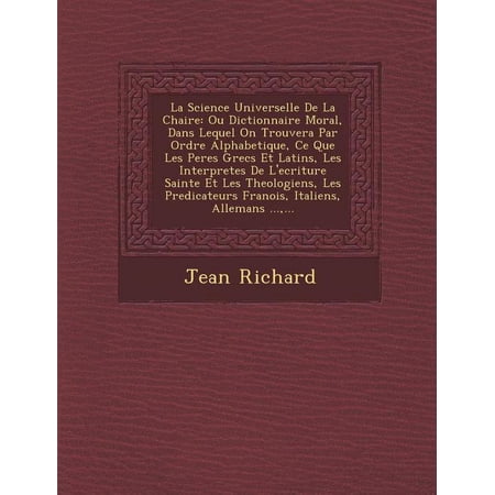 La Science Universelle de La Chaire (Paperback)