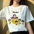 thumbnail image 4 of Cartoon Kpop Butter Album Jimin Jungkook V Suga RM J-hope Jin T Shirts Harajuku Kawaii Graphics Short Sleeve Women Summer Topspangjing, 4 of 4