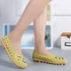 thumbnail image 2 of XIHAHA, temporada de verano para mujer, zapatos antideslizantes con parte inferior de tendón de ternera transpirable, zapatillas con agujeros informales, sandalias de mujer de talla grande, 2 of 5